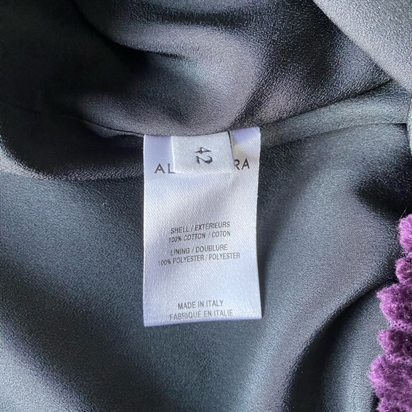 Altuzarra “Carter” corduroy dress royal purple size FR 42 but fits like US 2/4 - Picture 10 of 10